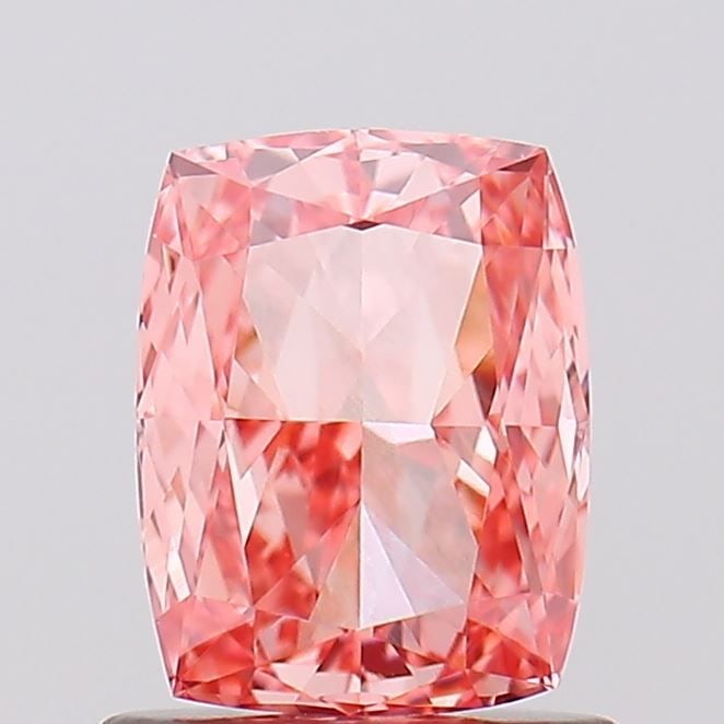 Loose Diamond - CUSHION MODIFIED 1.03ct Fancy Vivid Pink VVS2: Loose Diamond - CUSHION MODIFIED 1.03ct Fancy Vivid Pink VVS2 Source: This is a real non-mined Diamond that has been grown in a lab Shape: CUSHION MODIFIED Carats: 1.03 Color: Fancy Vivid Pink Certifi