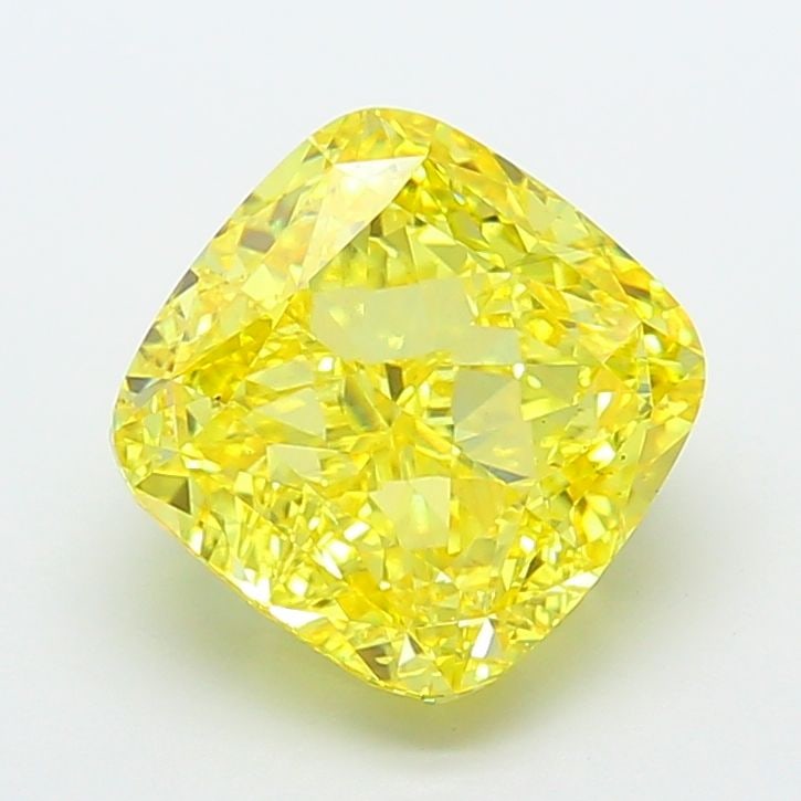 Loose Diamond - CUSHION MODIFIED 8.72ct Fancy Vivid Yellow VS2: Loose Diamond - CUSHION MODIFIED 8.72ct Fancy Vivid Yellow VS2 Source: This is a real non-mined Diamond that has been grown in a lab Shape: CUSHION MODIFIED Carats: 8.72 Color: Fancy Vivid Yellow Cert