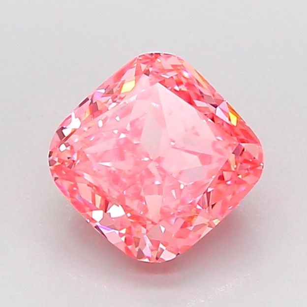 Loose Diamond - CUSHION MODIFIED 1.54ct Fancy Vivid Pink VS2: Loose Diamond - CUSHION MODIFIED 1.54ct Fancy Vivid Pink VS2 Source: This is a real non-mined Diamond that has been grown in a lab Shape: CUSHION MODIFIED Carats: 1.54 Color: Fancy Vivid Pink Certific