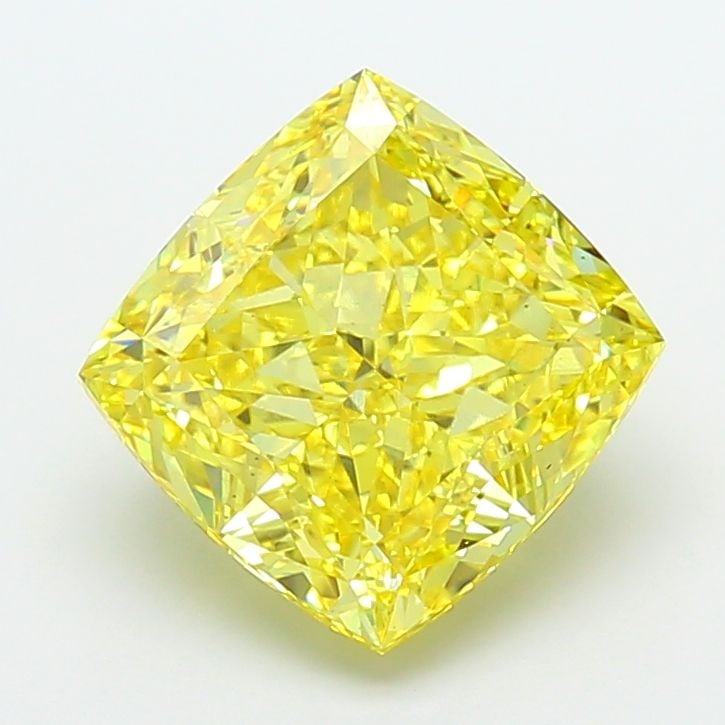 Loose Diamond - CUSHION MODIFIED 7.79ct Fancy Vivid Yellow VS1: Loose Diamond - CUSHION MODIFIED 7.79ct Fancy Vivid Yellow VS1 Source: This is a real non-mined Diamond that has been grown in a lab Shape: CUSHION MODIFIED Carats: 7.79 Color: Fancy Vivid Yellow Cert