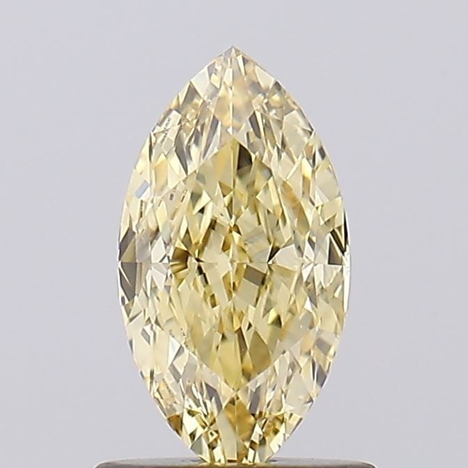 Loose Diamond - MARQUISE 1.01ct Fancy Yellow VS1: Loose Diamond - MARQUISE 1.01ct Fancy Yellow VS1 Source: This is a real non-mined Diamond that has been grown in a lab Shape: MARQUISE Carats: 1.01 Color: Fancy Yellow Certification: IGI Video: