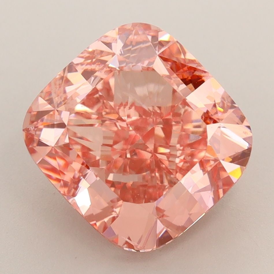Loose Diamond - CUSHION MODIFIED 5.0ct Fancy Vivid Pink VS2: Loose Diamond - CUSHION MODIFIED 5.0ct Fancy Vivid Pink VS2 Source: This is a real non-mined Diamond that has been grown in a lab Shape: CUSHION MODIFIED Carats: 5.0 Color: Fancy Vivid Pink Certificat