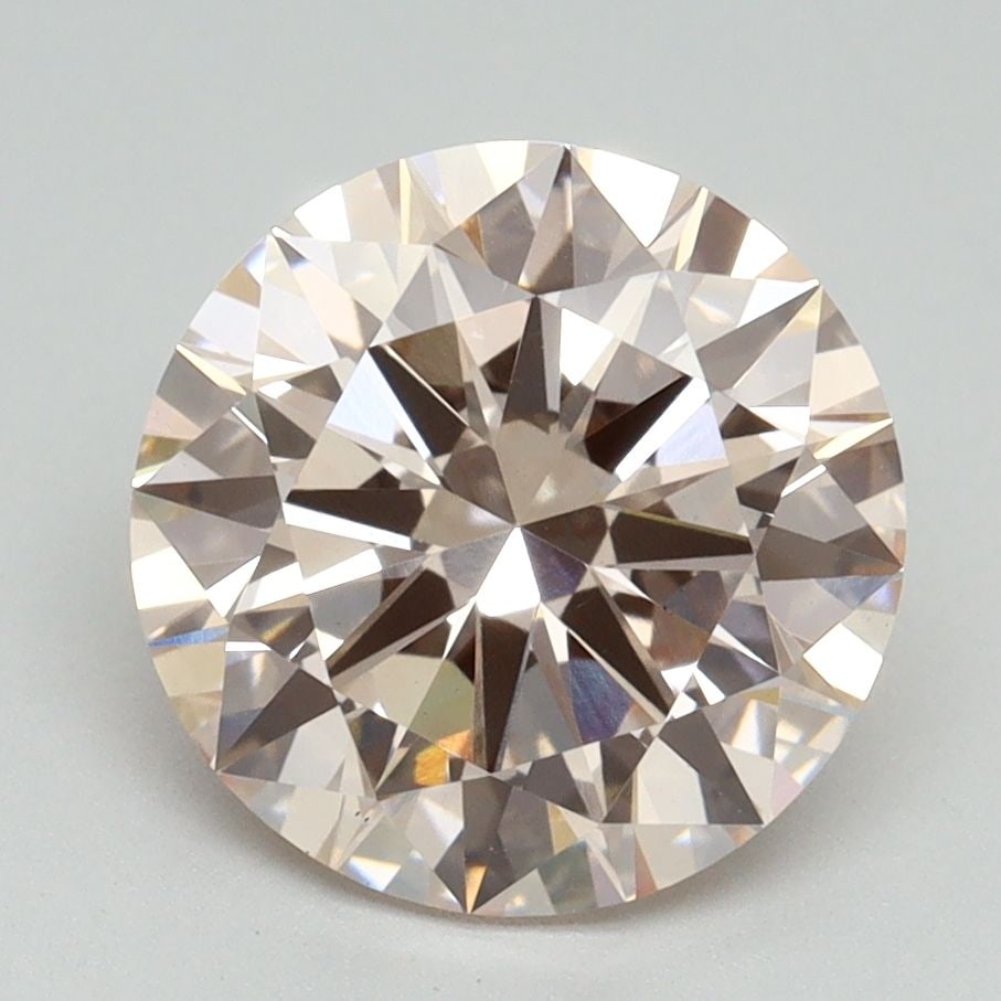 Loose Diamond - ROUND 3.01ct Fancy Pink VVS2: Loose Diamond - ROUND 3.01ct Fancy Pink VVS2 Source: This is a real non-mined Diamond that has been grown in a lab Shape: ROUND Carats: 3.01 Color: Fancy Pink Certification: IGI Video: