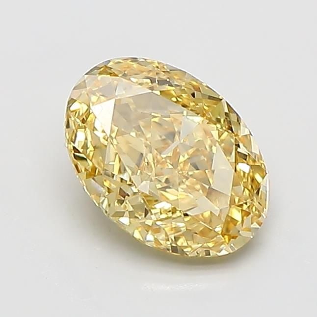 Loose Diamond - OVAL 1.02ct Fancy Intense Yellow VS1: Loose Diamond - OVAL 1.02ct Fancy Intense Yellow VS1 Source: This is a real non-mined Diamond that has been grown in a lab Shape: OVAL Carats: 1.02 Color: Fancy Intense Yellow Certification: IGI Video