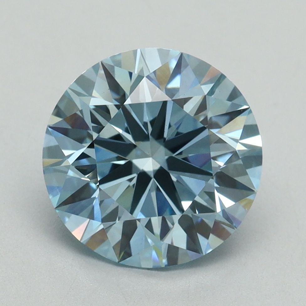 Ideal Loose Diamond - ROUND 3.05ct Fancy Vivid Blue VVS2: Ideal Loose Diamond - ROUND 3.05ct Fancy Vivid Blue VVS2 Source: This is a real non-mined Diamond that has been grown in a lab Shape: ROUND Carats: 3.05 Color: Fancy Vivid Blue Certification: IGI Vide