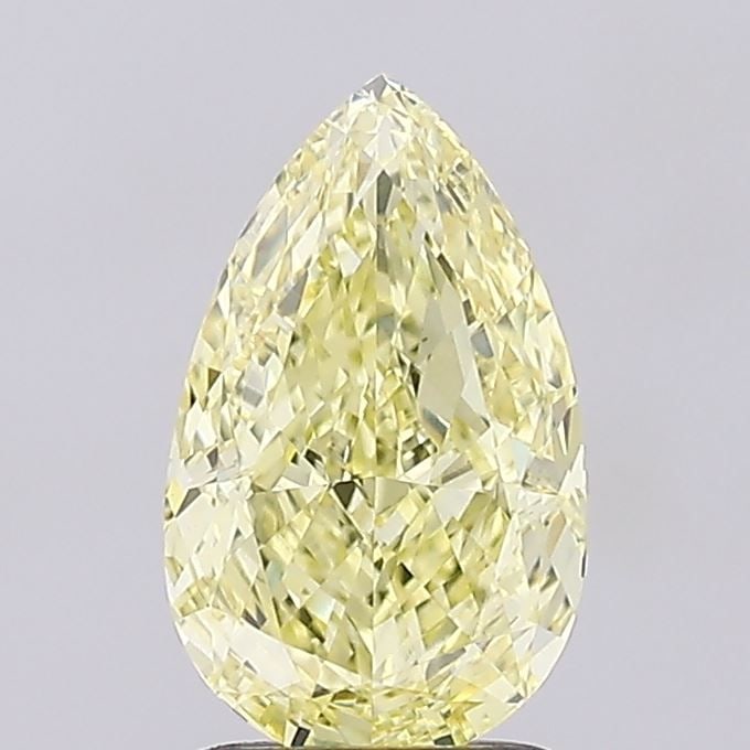 Loose Diamond - PEAR 1.69ct Fancy Intense Yellow VS1: Loose Diamond - PEAR 1.69ct Fancy Intense Yellow VS1 Source: This is a real non-mined Diamond that has been grown in a lab Shape: PEAR Carats: 1.69 Color: Fancy Intense Yellow Certification: IGI Video