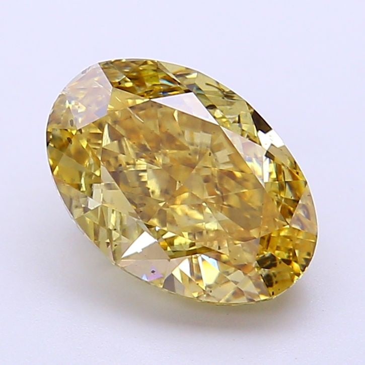 Loose Diamond - OVAL 3.0ct Fancy Vivid Yellow SI1: Loose Diamond - OVAL 3.0ct Fancy Vivid Yellow SI1 Source: This is a real non-mined Diamond that has been grown in a lab Shape: OVAL Carats: 3.0 Color: Fancy Vivid Yellow Certification: NONE Video: