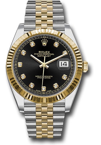Rolex 126333 Datejust 41 Jubilee Bracelet Black Diamond Dial 2022 Green Card: Rolex 126333 Datejust 41 Jubilee Bracelet Black Diamond Dial 2022 Green Card This Rolex Datejust 41 features a black diamond dial and is paired with a Jubilee bracelet. The watch is equipped with a fl