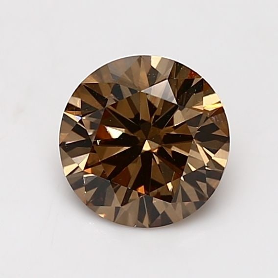 Loose Diamond - ROUND 1.13ct Fancy Dark Yellowish Brown VS2: Loose Diamond - ROUND 1.13ct Fancy Dark Yellowish Brown VS2 Source: Natural Shape: ROUND Carats: 1.13 Color: Fancy Dark Yellowish Brown Certification: GIA Video: