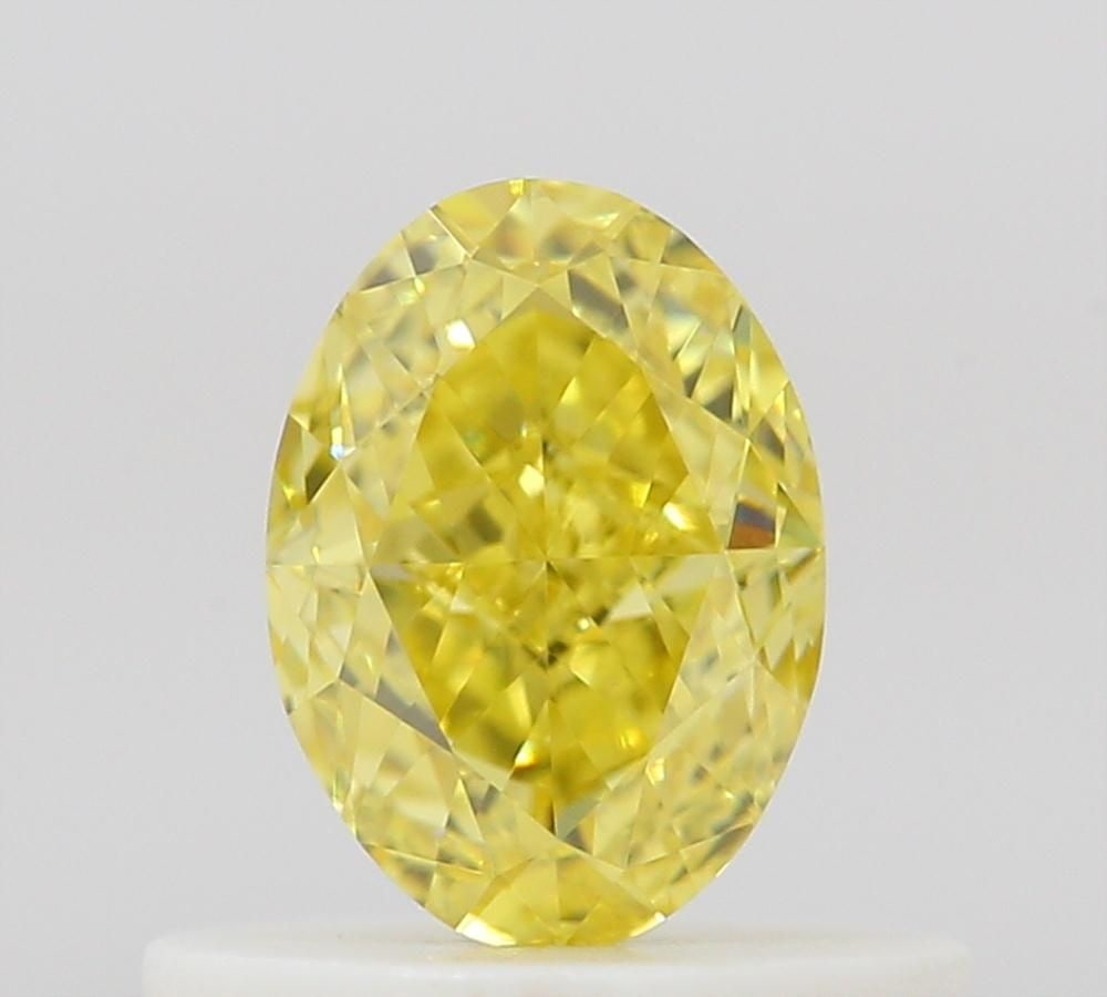 Loose Diamond - OVAL 0.53ct Fancy Vivid Yellow VVS1: Loose Diamond - OVAL 0.53ct Fancy Vivid Yellow VVS1 Source: Natural Shape: OVAL Carats: 0.53 Color: Fancy Vivid Yellow Certification: GIA Video: