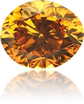 Loose Diamond - OVAL 0.22ct Fancy Deep Orange VS1: Loose Diamond - OVAL 0.22ct Fancy Deep Orange VS1 Source: Natural Shape: OVAL Carats: 0.22 Color: Fancy Deep Orange Certification: NONE The Diamond Depot Guarantee: All items in this auction are guara