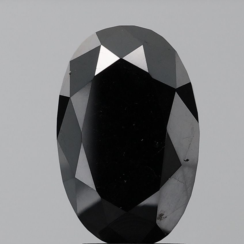 Loose Diamond - OVAL 2.3ct Fancy Black VVS2: Loose Diamond - OVAL 2.3ct Fancy Black VVS2 Source: Natural Shape: OVAL Carats: 2.3 Color: Fancy Black Certification: NONE Video: