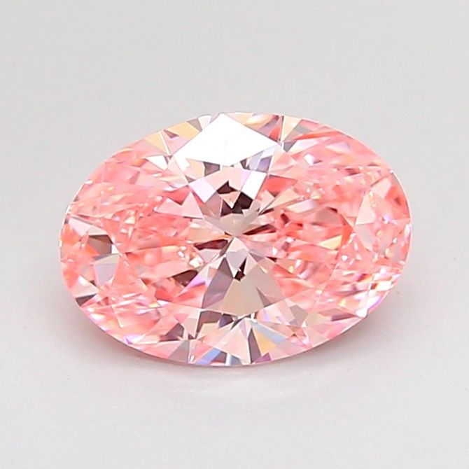 Loose Diamond - OVAL 1.19ct Fancy Vivid Pink VVS1: Loose Diamond - OVAL 1.19ct Fancy Vivid Pink VVS1 Source: This is a real non-mined Diamond that has been grown in a lab Shape: OVAL Carats: 1.19 Color: Fancy Vivid Pink Certification: IGI Video: