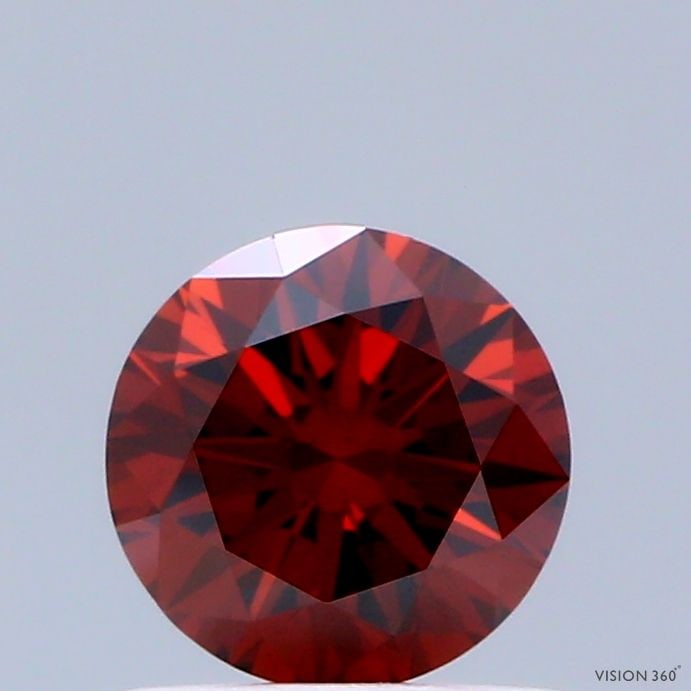 Loose Diamond - ROUND 0.63ct Fancy Deep Orange VS1: Loose Diamond - ROUND 0.63ct Fancy Deep Orange VS1 Source: This is a real non-mined Diamond that has been grown in a lab Shape: ROUND Carats: 0.63 Color: Fancy Deep Orange Certification: IGI Video: