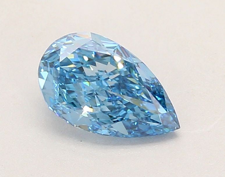 Loose Diamond - PEAR 1.22ct Fancy Vivid Blue VVS2: Loose Diamond - PEAR 1.22ct Fancy Vivid Blue VVS2 Source: This is a real non-mined Diamond that has been grown in a lab Shape: PEAR Carats: 1.22 Color: Fancy Vivid Blue Certification: IGI Video: