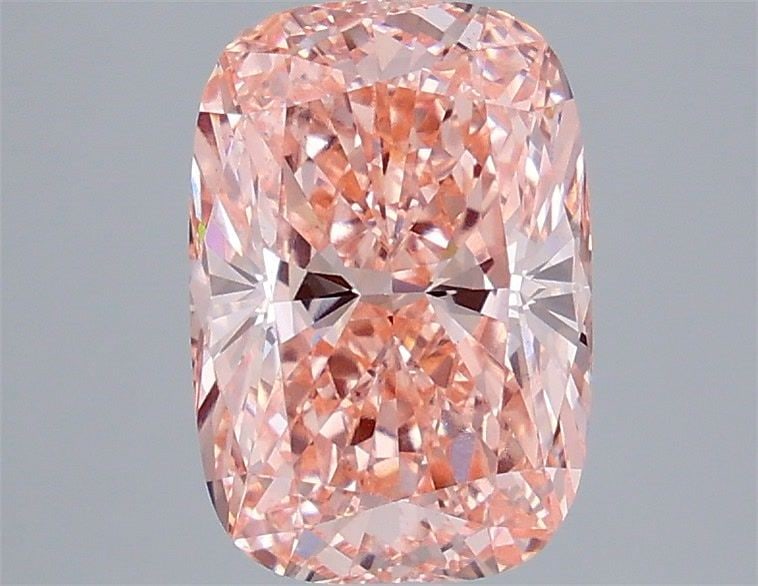 Loose Diamond - CUSHION MODIFIED 3.11ct Fancy Vivid Pink VS1: Loose Diamond - CUSHION MODIFIED 3.11ct Fancy Vivid Pink VS1 Source: This is a real non-mined Diamond that has been grown in a lab Shape: CUSHION MODIFIED Carats: 3.11 Color: Fancy Vivid Pink Certific