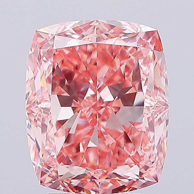 Loose Diamond - CUSHION MODIFIED 6.02ct Fancy Vivid Pink VS1: Loose Diamond - CUSHION MODIFIED 6.02ct Fancy Vivid Pink VS1 Source: This is a real non-mined Diamond that has been grown in a lab Shape: CUSHION MODIFIED Carats: 6.02 Color: Fancy Vivid Pink Certific