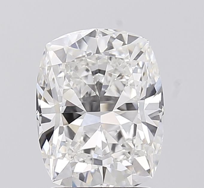 Loose Diamond - CUSHION MODIFIED 2.57ct E VVS2: Loose Diamond - CUSHION MODIFIED 2.57ct E VVS2 Source: This is a real non-mined Diamond that has been grown in a lab Shape: CUSHION MODIFIED Carats: 2.57 Color: E Clarity: VVS2 Certification: IGI Vide