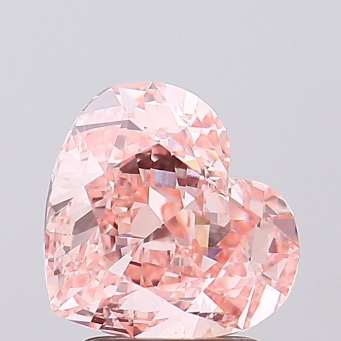 Loose Diamond - HEART 2.69ct Fancy Intense Pink VVS2: Loose Diamond - HEART 2.69ct Fancy Intense Pink VVS2 Source: This is a real non-mined Diamond that has been grown in a lab Shape: HEART Carats: 2.69 Color: Fancy Intense Pink Certification: IGI Video: