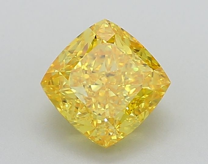Loose Diamond - CUSHION MODIFIED 1.5ct Fancy Vivid Yellow VVS1: Loose Diamond - CUSHION MODIFIED 1.5ct Fancy Vivid Yellow VVS1 Source: This is a real non-mined Diamond that has been grown in a lab Shape: CUSHION MODIFIED Carats: 1.5 Color: Fancy Vivid Yellow Certi