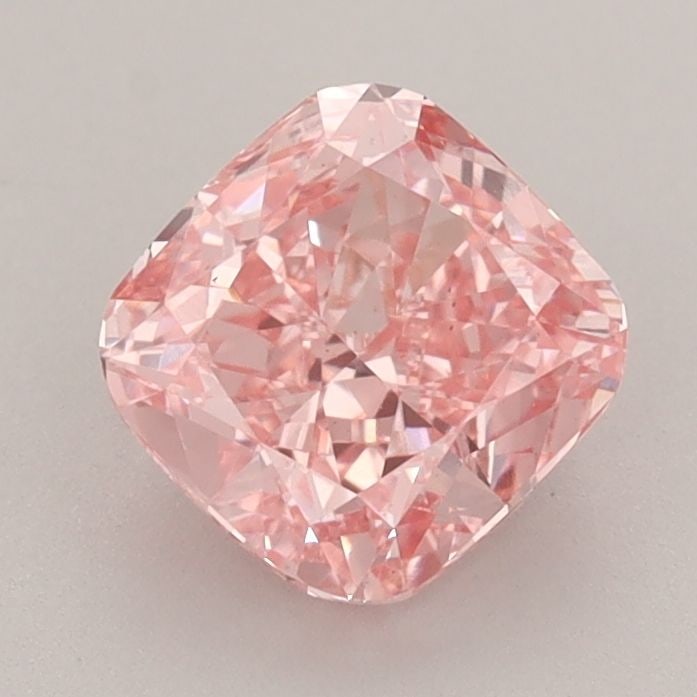 Loose Diamond - CUSHION BRILLIANT 1.39ct Fancy Vivid Pink VS1: Loose Diamond - CUSHION BRILLIANT 1.39ct Fancy Vivid Pink VS1 Source: This is a real non-mined Diamond that has been grown in a lab Shape: CUSHION BRILLIANT Carats: 1.39 Color: Fancy Vivid Pink Certif