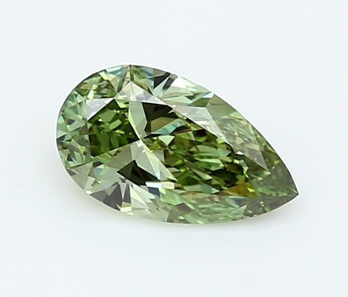 Loose Diamond - PEAR 1.06ct Fancy Vivid Green VS1: Loose Diamond - PEAR 1.06ct Fancy Vivid Green VS1 Source: This is a real non-mined Diamond that has been grown in a lab Shape: PEAR Carats: 1.06 Color: Fancy Vivid Green Certification: IGI Video: