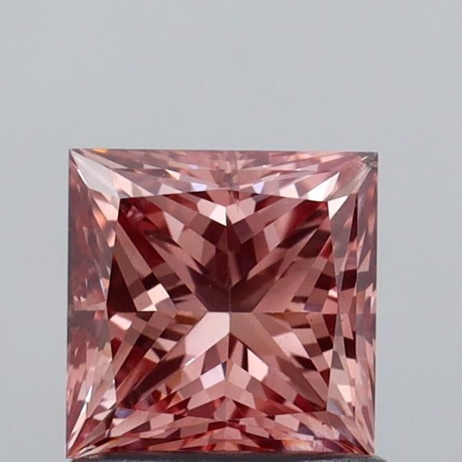 Loose Diamond - PRINCESS 1.01ct Fancy Intense Brown Pink SI1: Loose Diamond - PRINCESS 1.01ct Fancy Intense Brown Pink SI1 Source: This is a real non-mined Diamond that has been grown in a lab Shape: PRINCESS Carats: 1.01 Color: Fancy Intense Brown Pink Certific