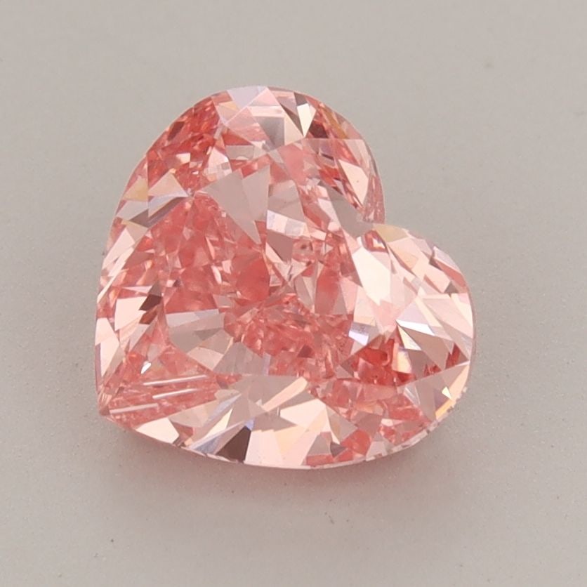 Loose Diamond - HEART 1.92ct Fancy Vivid Pink VS1: Loose Diamond - HEART 1.92ct Fancy Vivid Pink VS1 Source: This is a real non-mined Diamond that has been grown in a lab Shape: HEART Carats: 1.92 Color: Fancy Vivid Pink Certification: IGI Video: