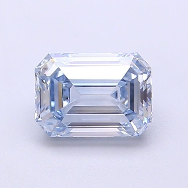 Loose Diamond - EMERALD 1.01ct Fancy Blue VS1: Loose Diamond - EMERALD 1.01ct Fancy Blue VS1 Source: This is a real non-mined Diamond that has been grown in a lab Shape: EMERALD Carats: 1.01 Color: Fancy Blue Certification: IGI Video: