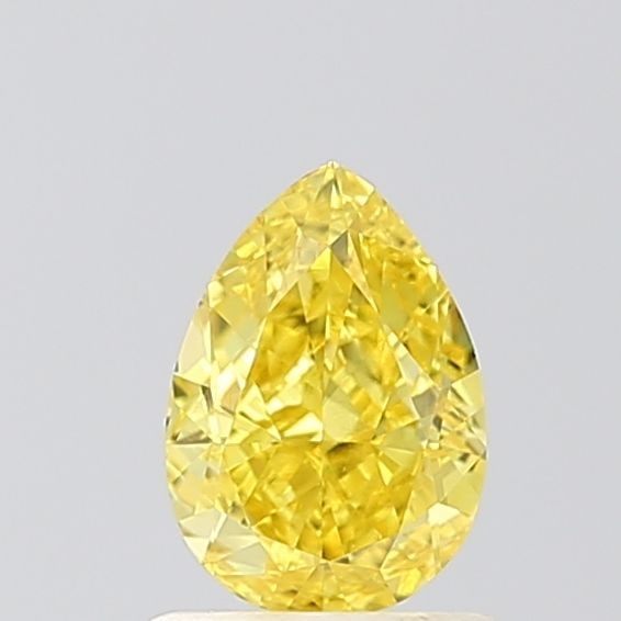 Loose Diamond - PEAR 1.0ct Fancy Vivid Yellow VS1: Loose Diamond - PEAR 1.0ct Fancy Vivid Yellow VS1 Source: This is a real non-mined Diamond that has been grown in a lab Shape: PEAR Carats: 1.0 Color: Fancy Vivid Yellow Certification: NONE Video: