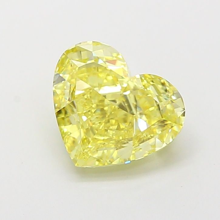 Loose Diamond - HEART 2.21ct Fancy Intense Yellow VS1: Loose Diamond - HEART 2.21ct Fancy Intense Yellow VS1 Source: This is a real non-mined Diamond that has been grown in a lab Shape: HEART Carats: 2.21 Color: Fancy Intense Yellow Certification: IGI Vid