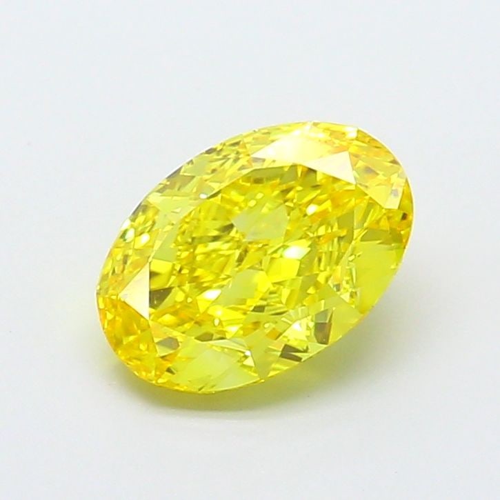 Loose Diamond - OVAL 1.75ct Fancy Vivid Yellow VVS2: Loose Diamond - OVAL 1.75ct Fancy Vivid Yellow VVS2 Source: This is a real non-mined Diamond that has been grown in a lab Shape: OVAL Carats: 1.75 Color: Fancy Vivid Yellow Certification: IGI Video: