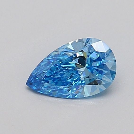Loose Diamond - PEAR 0.36ct Fancy Vivid Blue VVS2: Loose Diamond - PEAR 0.36ct Fancy Vivid Blue VVS2 Source: This is a real non-mined Diamond that has been grown in a lab Shape: PEAR Carats: 0.36 Color: Fancy Vivid Blue Certification: IGI Video: