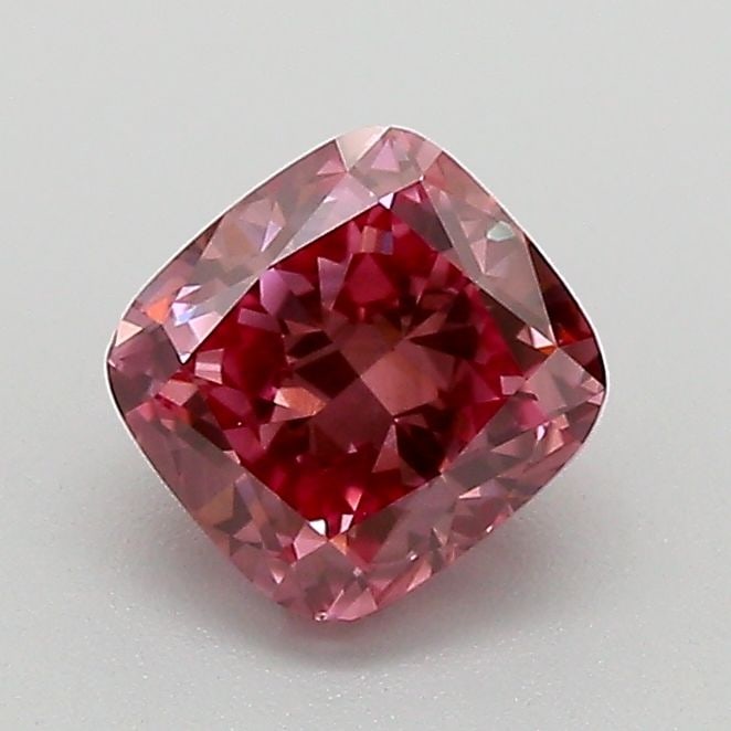 Loose Diamond - CUSHION MODIFIED 0.97ct Fancy Intense Pink VS1: Loose Diamond - CUSHION MODIFIED 0.97ct Fancy Intense Pink VS1 Source: This is a real non-mined Diamond that has been grown in a lab Shape: CUSHION MODIFIED Carats: 0.97 Color: Fancy Intense Pink Cert