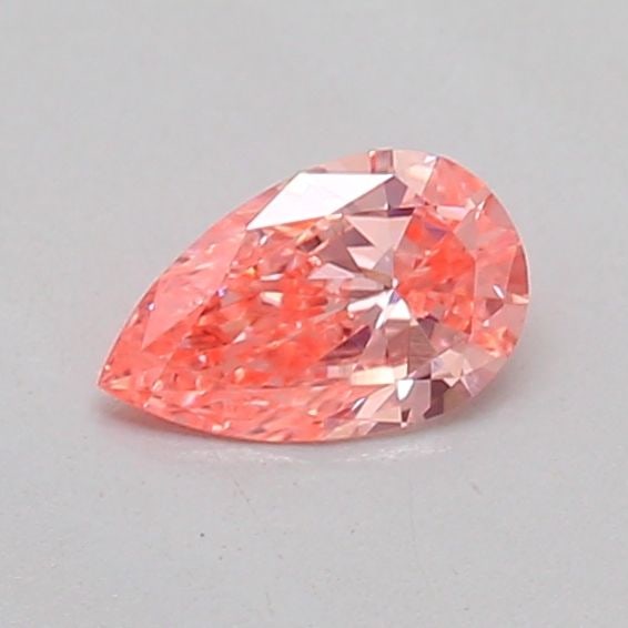 Loose Diamond - PEAR 0.18ct Fancy Vivid Pink VVS2: Loose Diamond - PEAR 0.18ct Fancy Vivid Pink VVS2 Source: This is a real non-mined Diamond that has been grown in a lab Shape: PEAR Carats: 0.18 Color: Fancy Vivid Pink Certification: IGI Video: