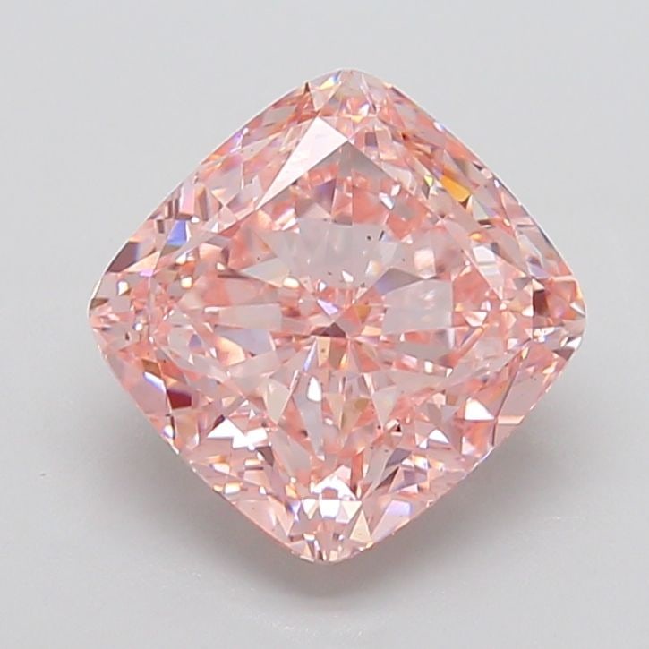 Loose Diamond - CUSHION MODIFIED 6.58ct Fancy Intense Pink VS2: Loose Diamond - CUSHION MODIFIED 6.58ct Fancy Intense Pink VS2 Source: This is a real non-mined Diamond that has been grown in a lab Shape: CUSHION MODIFIED Carats: 6.58 Color: Fancy Intense Pink Cert