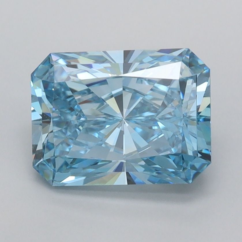 Loose Diamond - RADIANT 2.02ct Fancy Vivid Blue VVS1: Loose Diamond - RADIANT 2.02ct Fancy Vivid Blue VVS1 Source: This is a real non-mined Diamond that has been grown in a lab Shape: RADIANT Carats: 2.02 Color: Fancy Vivid Blue Certification: IGI Video: