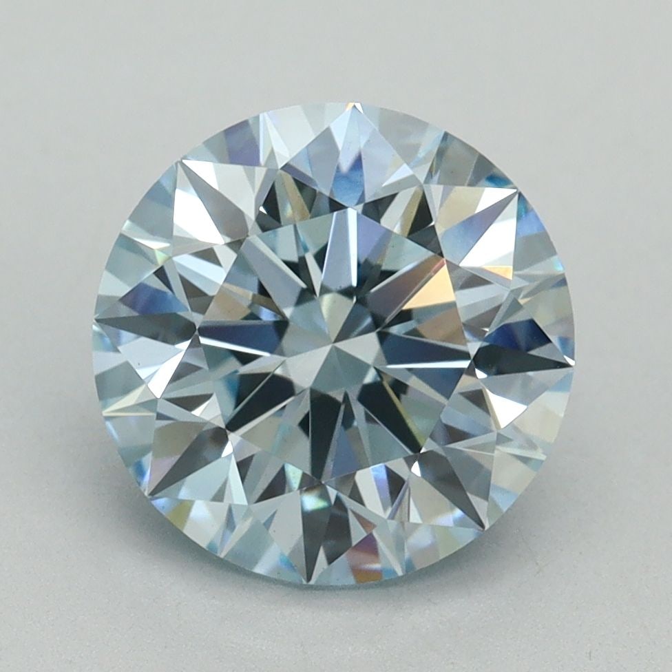 Loose Diamond - ROUND 3.11ct Fancy Intense Blue VS1: Loose Diamond - ROUND 3.11ct Fancy Intense Blue VS1 Source: This is a real non-mined Diamond that has been grown in a lab Shape: ROUND Carats: 3.11 Color: Fancy Intense Blue Certification: IGI Video: