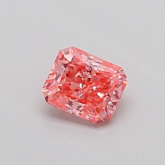Loose Diamond - RADIANT 0.33ct Fancy Vivid Pink VS1: Loose Diamond - RADIANT 0.33ct Fancy Vivid Pink VS1 Source: This is a real non-mined Diamond that has been grown in a lab Shape: RADIANT Carats: 0.33 Color: Fancy Vivid Pink Certification: IGI Video: