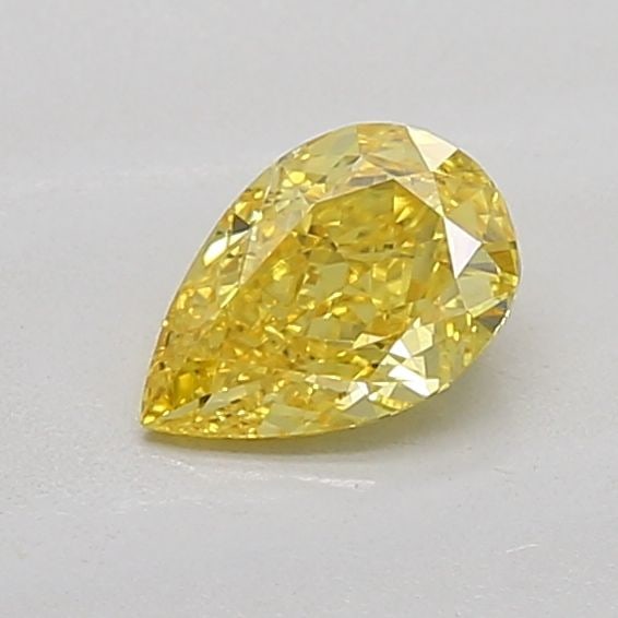 Loose Diamond - PEAR 0.58ct Fancy Vivid Yellow VS1: Loose Diamond - PEAR 0.58ct Fancy Vivid Yellow VS1 Source: This is a real non-mined Diamond that has been grown in a lab Shape: PEAR Carats: 0.58 Color: Fancy Vivid Yellow Certification: IGI Video: