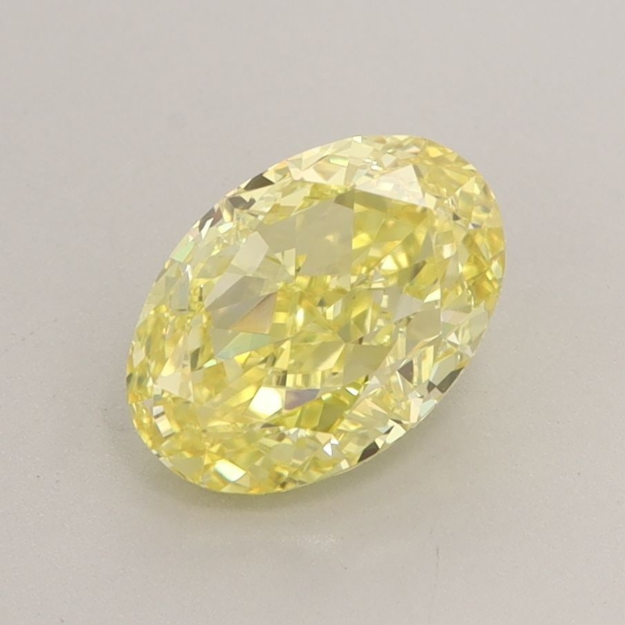Loose Diamond - OVAL 1.83ct Fancy Vivid Yellow VVS2: Loose Diamond - OVAL 1.83ct Fancy Vivid Yellow VVS2 Source: This is a real non-mined Diamond that has been grown in a lab Shape: OVAL Carats: 1.83 Color: Fancy Vivid Yellow Certification: IGI Video: