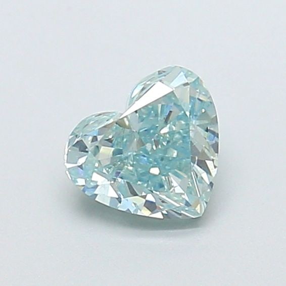 Loose Diamond - HEART 0.8ct Fancy Intense Blueish Green VVS2: Loose Diamond - HEART 0.8ct Fancy Intense Blueish Green VVS2 Source: This is a real non-mined Diamond that has been grown in a lab Shape: HEART Carats: 0.8 Color: Fancy Intense Blueish Green Certifica