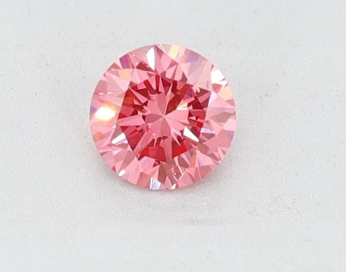Loose Diamond - ROUND 0.33ct Pink VS2: Loose Diamond - ROUND 0.33ct Pink VS2 Source: This is a real non-mined Diamond that has been grown in a lab Shape: ROUND Carats: 0.33 Color: Pink Certification: NONE Video: