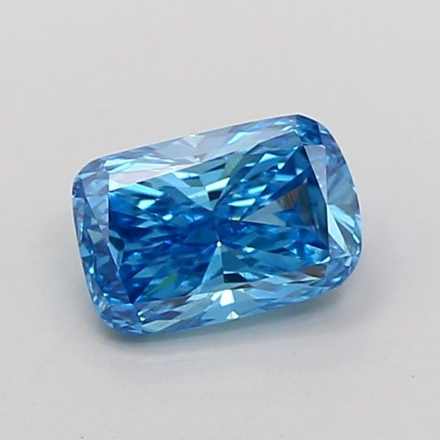 Loose Diamond - CUSHION MODIFIED 0.98ct Fancy Vivid Blue VS2: Loose Diamond - CUSHION MODIFIED 0.98ct Fancy Vivid Blue VS2 Source: This is a real non-mined Diamond that has been grown in a lab Shape: CUSHION MODIFIED Carats: 0.98 Color: Fancy Vivid Blue Certific
