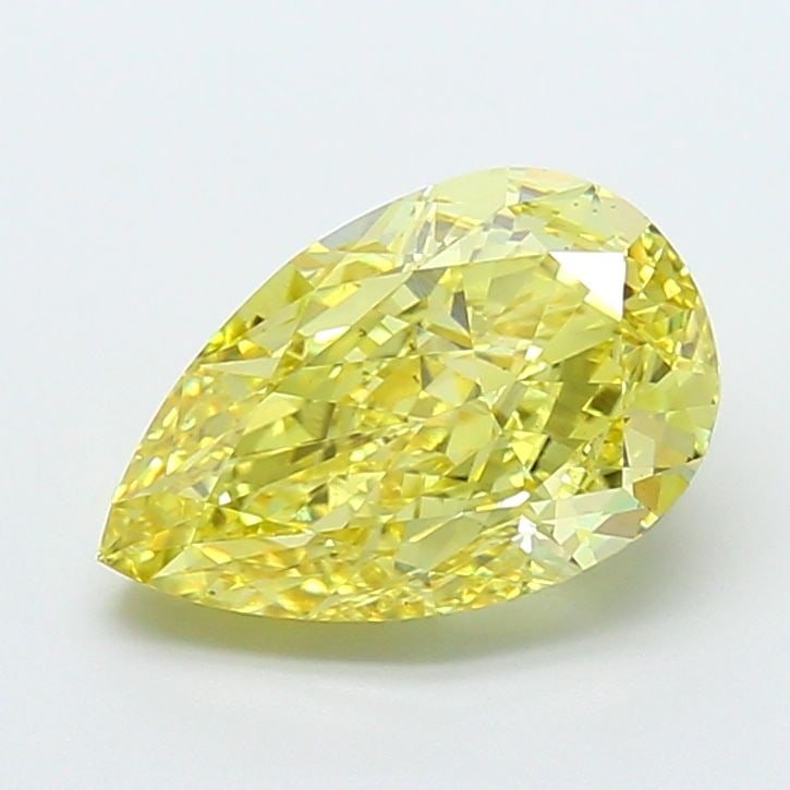 Loose Diamond - PEAR 4.04ct Fancy Intense Yellow VS1: Loose Diamond - PEAR 4.04ct Fancy Intense Yellow VS1 Source: This is a real non-mined Diamond that has been grown in a lab Shape: PEAR Carats: 4.04 Color: Fancy Intense Yellow Certification: IGI Video
