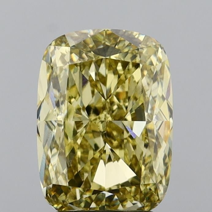 Loose Diamond - CUSHION MODIFIED 3.02ct Fancy Intense Yellow VS1: Loose Diamond - CUSHION MODIFIED 3.02ct Fancy Intense Yellow VS1 Source: This is a real non-mined Diamond that has been grown in a lab Shape: CUSHION MODIFIED Carats: 3.02 Color: Fancy Intense Yellow 