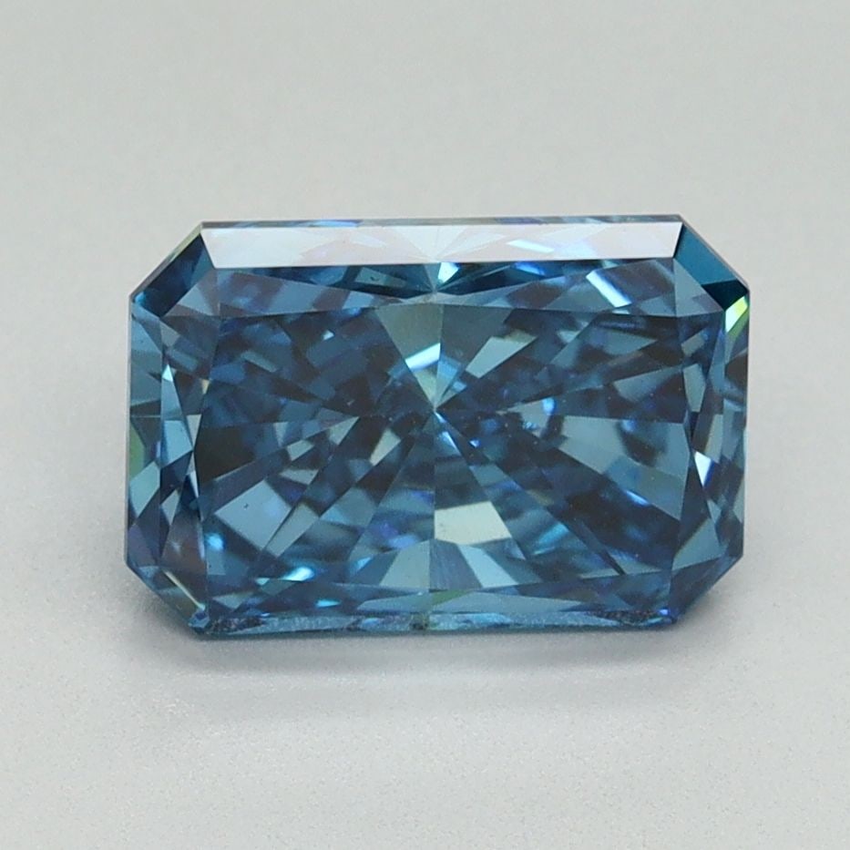 Loose Diamond - RADIANT 2.12ct Fancy Vivid Blue VS1: Loose Diamond - RADIANT 2.12ct Fancy Vivid Blue VS1 Source: This is a real non-mined Diamond that has been grown in a lab Shape: RADIANT Carats: 2.12 Color: Fancy Vivid Blue Certification: IGI Video: