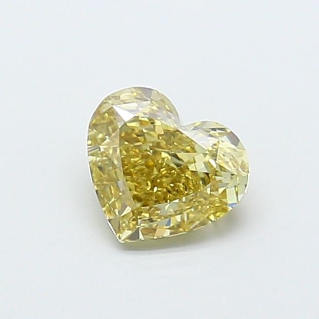 Loose Diamond - HEART 1.01ct Fancy Vivid Yellow VS1: Loose Diamond - HEART 1.01ct Fancy Vivid Yellow VS1 Source: This is a real non-mined Diamond that has been grown in a lab Shape: HEART Carats: 1.01 Color: Fancy Vivid Yellow Certification: NONE Video: