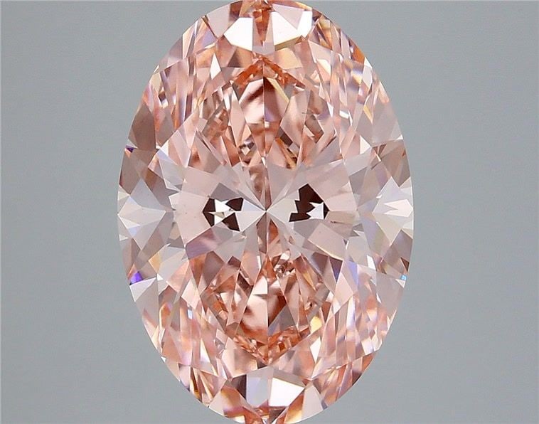Loose Diamond - OVAL 5.5ct Fancy Vivid Pink VS1: Loose Diamond - OVAL 5.5ct Fancy Vivid Pink VS1 Source: This is a real non-mined Diamond that has been grown in a lab Shape: OVAL Carats: 5.5 Color: Fancy Vivid Pink Certification: IGI Video: