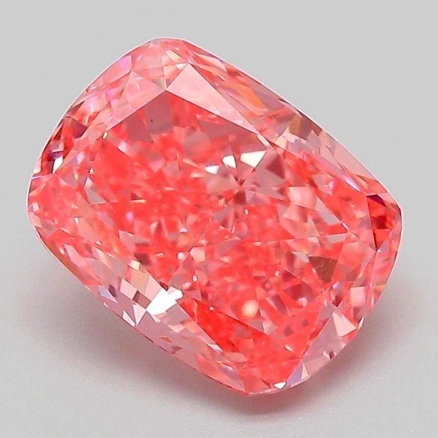 Loose Diamond - CUSHION MODIFIED 3.19ct Fancy Vivid Pink VS1: Loose Diamond - CUSHION MODIFIED 3.19ct Fancy Vivid Pink VS1 Source: This is a real non-mined Diamond that has been grown in a lab Shape: CUSHION MODIFIED Carats: 3.19 Color: Fancy Vivid Pink Certific